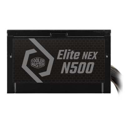 ALIMENTATORE ATX 500W Cooler Master Elite NEX MPW-5001-ACBN-BEU PFC ATTIVO Efficienza +75% 240Vac Fan120mm 140x150x86 Fino:18/09
