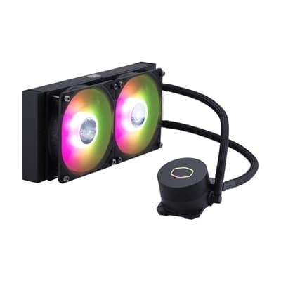 DISS A LIQUIDO COOLER MASTER MLW-D24M-A18PA-R1 Masterliquid 240 Core II ARGB NERO LGA1851-1700 AM5-AM4 2xFAN 277x119, Fino:18/09