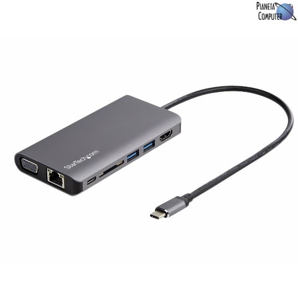 Docking Station Statech.com DKT30CHVAUSP Type-c USB-C Multiport Dock - SD Reader USB 3.0 x2 UB 2.0 x2, HDMI, Type-c PD 100W, LAN Gigabit