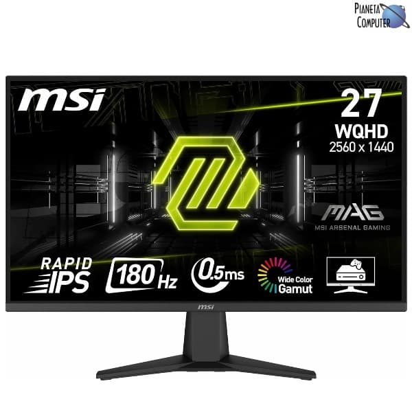 Monitor MSI 27" G272QPF E2 Gaming Serie LED R-IPS 2560x1440 170Hz 1ms - HDMI, DP