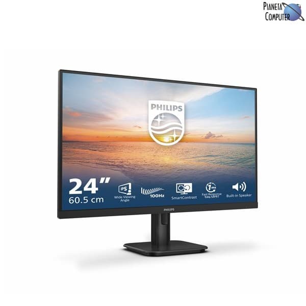 Monitor PHILIPS 24" 24E1N1200A LED IPS FHD 100Hz - HDMI, VGA, DisplayPort (Altoparlanti)