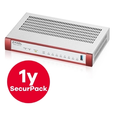BUNDLE FIREWALL ANTIVIRUS/IDP USGFlex ZYXEL  USGFLEX100H-EU0102F-Include 1y SECUR PACK