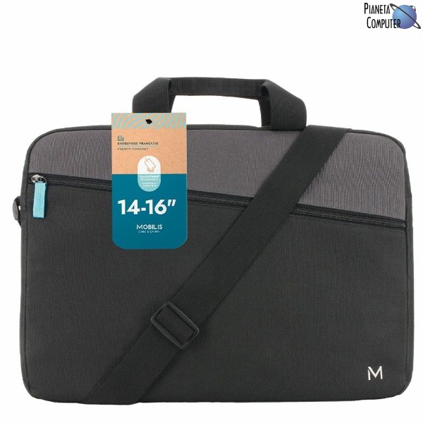 Borsa notebook 16" TheOne Essential BriefCase TopLoadin 14-16 con tracolla - Colore Nero