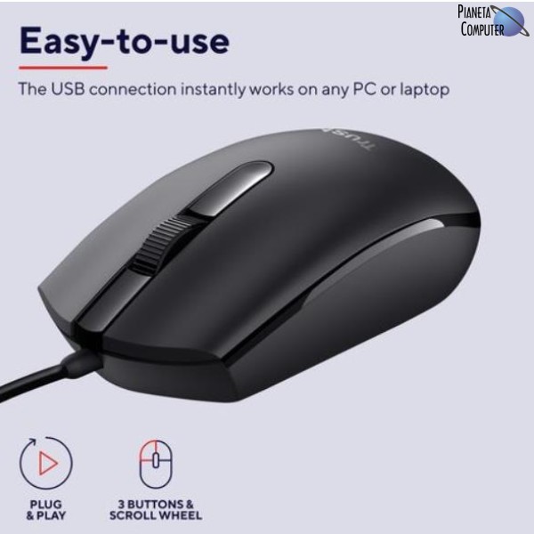 Mouse a cavo TRUST TM-101 MOUSE Classic