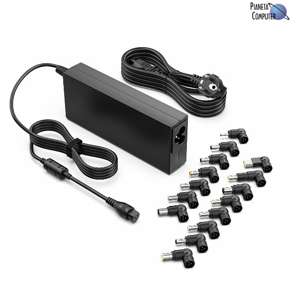 Alimentatore notebook Universale - DC/DC 220v max 90w connettore MULTI TIPO