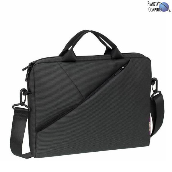 Borsa notebook 13,3" RIVA Cases modello Classic NX GRAY - Colore Nero