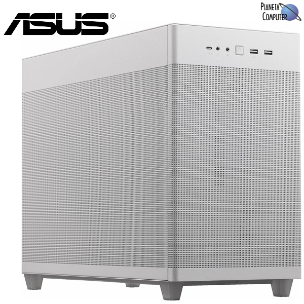 Case Micro ATX Tower - ASUS - Prime Case Mesh AP201 White