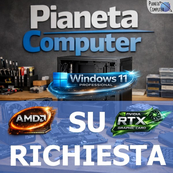 Computer C7 FINAL - AMD Ryzen 9850X3D Air Digital, 64GB RAM D5 CL30, RTX5080, SSD 1TB e 2TB PRO, WIFI/BT. Win 11 PRO