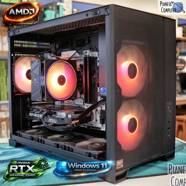 Computer FLUX V2 - AMD Ryzen 9600X AIR, 32GB RAM D5+, SSD 1TB, RTX 5060TI@16GB, WIFI/BT. Win 11 PRO