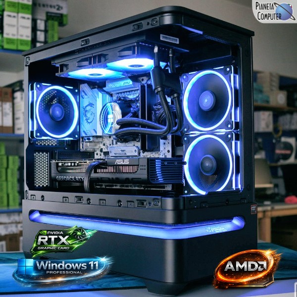 Computer PRIME 97X - Ryzen 7 9700X Liquid, 32GB D5, SSD 1TB NVMe, RTX 5070, WIFI/BT. Win 11 PRO.
