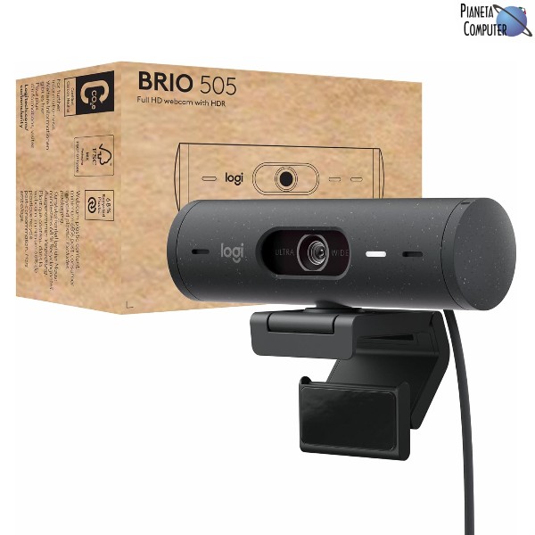 WebCam Logitech BRIO 505 - cavo USB
