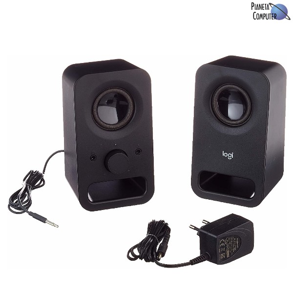 Altoparlanti Logitech Z150 6W RMS 2.0 (Due satelliti) NERO
