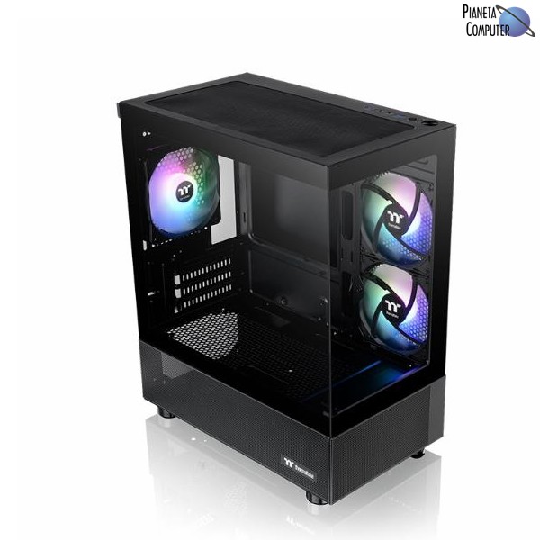Case Micro ATX Tower - THERMALTAKE - View 170 TG ARGB - colore NERO