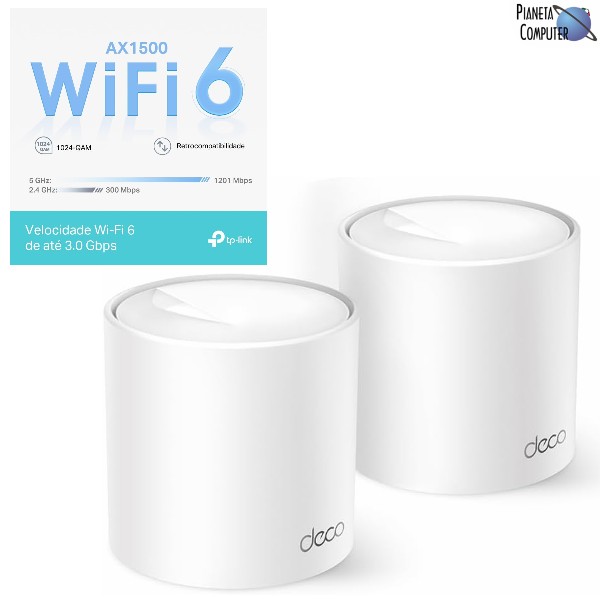 Wireless Range Extender TP-LINK Deco X10 AX1500 WiFi Mesh x2 Pack