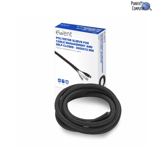 Accessorio per cavi - Guaina a avvolgicavo automatica da 3000x13mm.