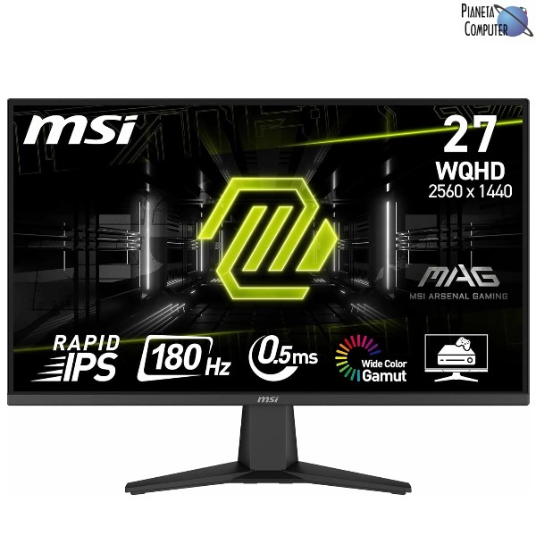 Monitor MSI 27" G272QPF E2 Gaming Serie LED R-IPS 2560x1440 170Hz 1ms - HDMI, DP