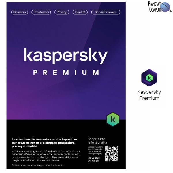 KASPERSKY PREMIUM per 10 DISPOSITIVI, 12 mesi