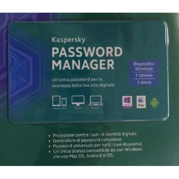 KASPERSKY PASSWORD MANAGER - 12mesi (mini BOX ITA)