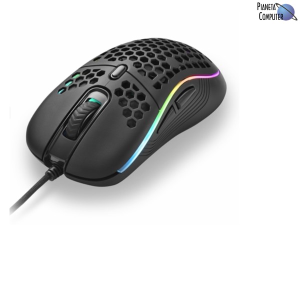 Mouse a cavo Sharkoon LIGHT2-S Gaming Black edition - USB