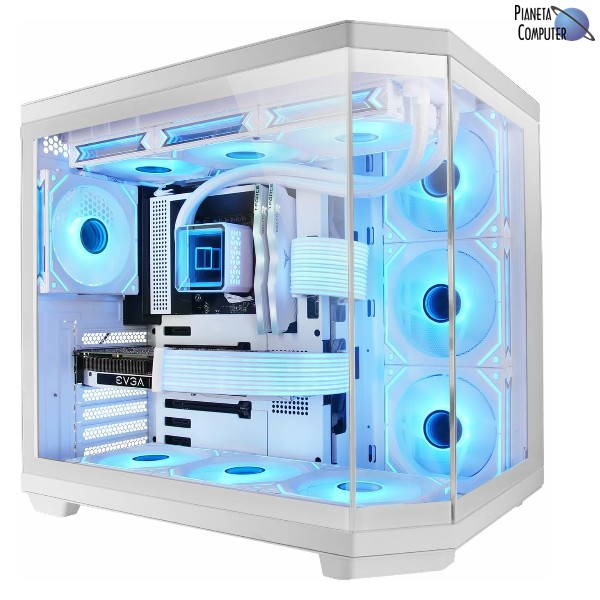 Case ATX Tower - MARS MC-3T CORE Tower con Vetro Temperato (3) - colore Bianco