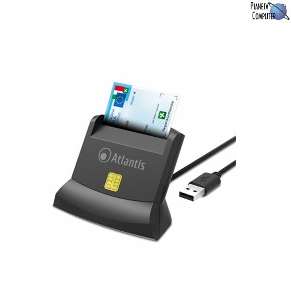 Lettore esterno di SMART CARD FIRMA DIGITALE per porta USB (P005-SMARTCRV-U)