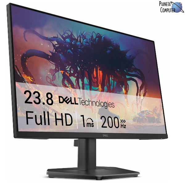 Monitor Dell 23,8" SE2425HG Full HD 1920x1080 200Hz Fast IPS 1ms AMD FreeSync Premium HDMI/DP
