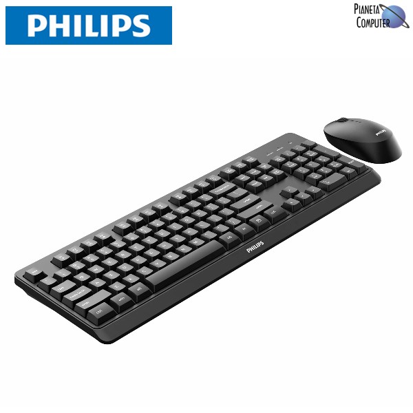 Tastiera e Mouse Cordless PHILIPS SPT6307BL 3000 Series Cordless Wireless KIT