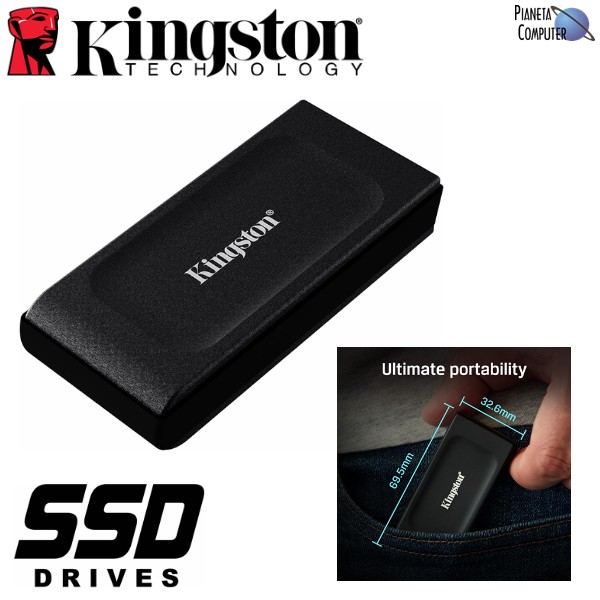 SSD Esterno KINGSTON da 1TB - XS1000 - USB 3.2 Gen 2