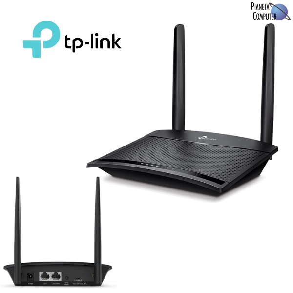 Router Modem 4G LTE Wireless TP-LINK TL-MR100 con 2 porte